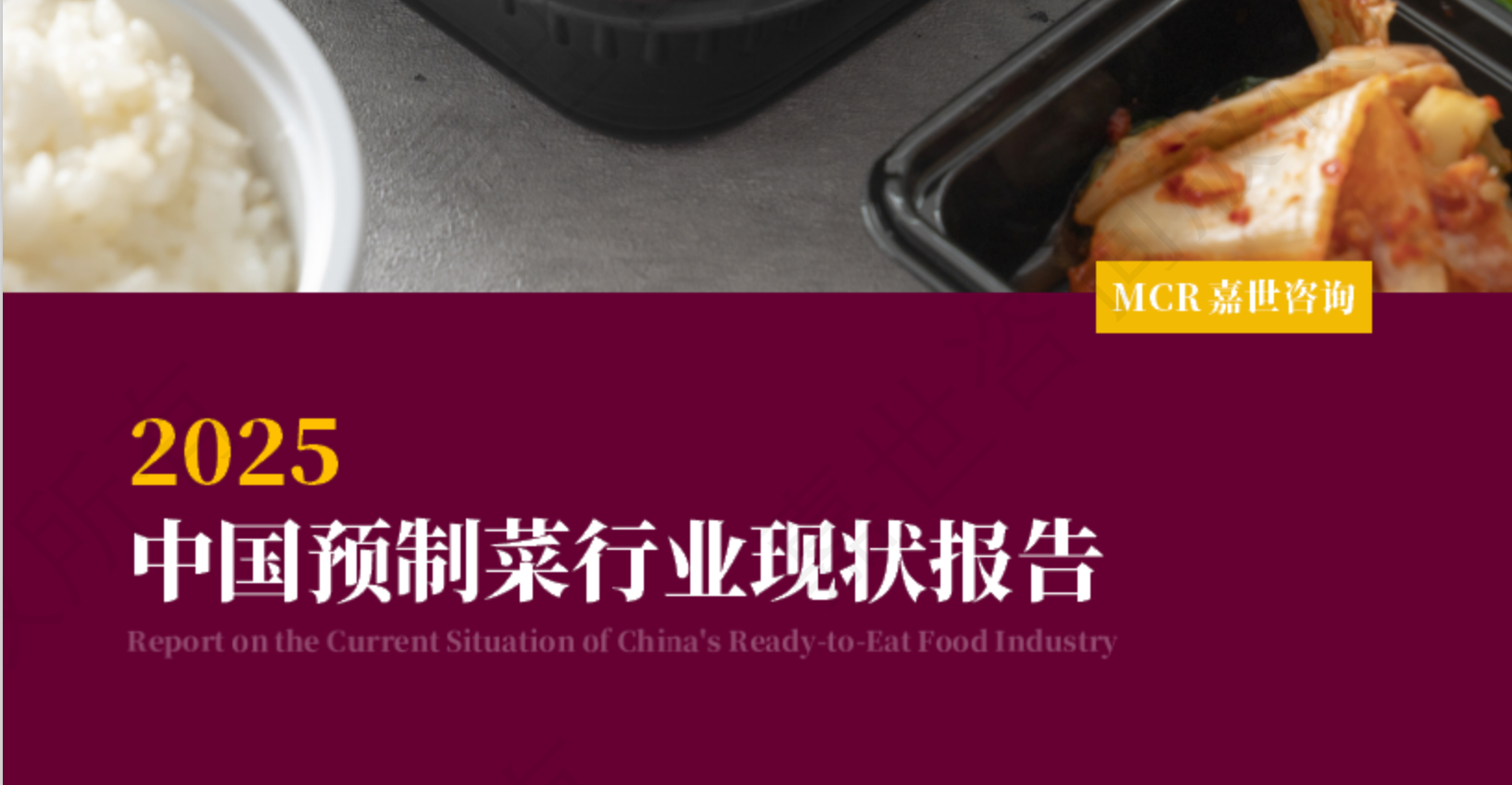 《2025中国预制菜行业现状报告》PDF下载